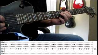 Seether  Forsaken guitar cover WITH TABS [upl. by Staten289]