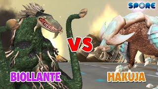 Biollante vs Hakuja  MonsterVerse vs Pacific Rim S1E8  SPORE [upl. by Northrup]