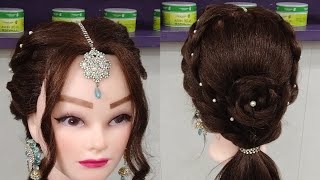 Ponytail Hairstyles With simple braid and twist  Beautiful Hairstyles [upl. by Rellia]