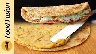 New Paratha Aloo Wrap  Breakfast  Sehri special Recipe by Food Fusion [upl. by Allecsirp]