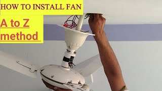 how to install ceiling fan on roof dailyinspire6981 [upl. by Noxin]