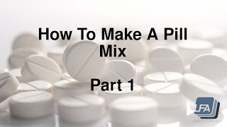 How to make a Tablet Pill mix for a Press 1 [upl. by Masha]