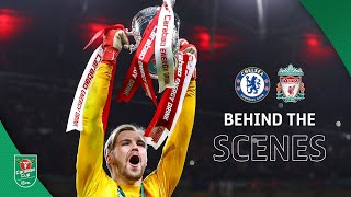 Carabao Cup Final 2022 Chelsea v Liverpool  Behind The Scenes [upl. by Rhyner234]