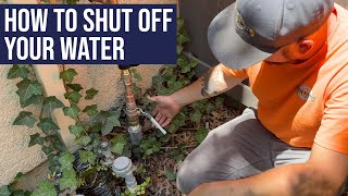 How to Shut Off Water To Your Home or Your Sink [upl. by Morel]