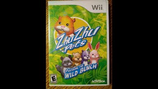 Zhu Zhu Pets Featuring the Wild Bunch Wii 2010 BLIND  Bear  Bert [upl. by Anaicul]