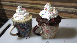 2 minute Mug Cake in microwave Cupcake recipe in Hindi 2 minute cupcake recipe [upl. by Tarkany]