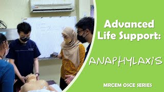 MRCEM OSCE  Advanced Life Support Anaphylaxis [upl. by Yrnehnhoj]