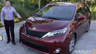 2015 Toyota Sienna Minivan Walkaround Video Review  Lots of Great Features [upl. by Cutcheon]