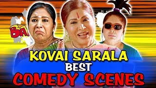 Kovai Sarala Best Comedy Scenes  Best Comedy Scenes  The Return Of Rebel Kanchana Vedalam [upl. by Keely]