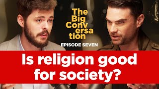 Ben Shapiro vs Alex OConnor • Is religion good for society [upl. by Secnarf]