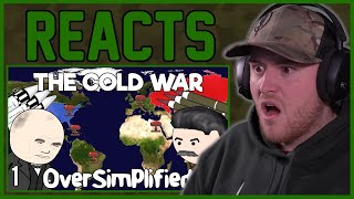 The Cold War  OverSimplified Part 1 Royal Marine Reacts [upl. by Nogam]