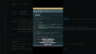 🌎Usando scripts de python 🐍 basededatos dataengineer ingenieriadesistemas python developer [upl. by Kristan78]