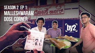 DAVANGERE BENNE DOSA IN BENGALURU MALLESHWARAM DOSE CORNER  S2 E1  by2prod [upl. by Euqinor]