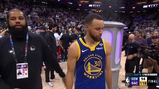 STEPH IN SHOCK AFTER ELIMINATED amp KLAY MISSED EVERY SHOT THEY GET BY THE KINGS [upl. by Katt]