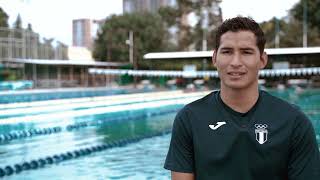 Erick Gordillo representara a GuatemalaEnParís2024 en 200 metros combinado en natación 🏊🏼 [upl. by Anialeh]