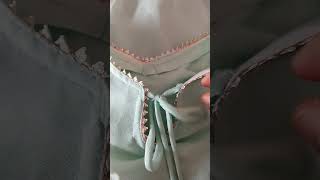 How to make designer gown neck with Dori tassels [upl. by Enimrac]