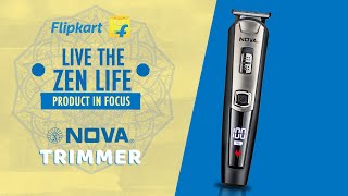 Nova Trimmer  Live The Zen Life  Flipkart [upl. by Maggy]