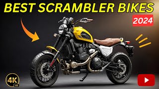 TOP 7 BEST SCRAMBLER MOTORCYCLES FOR 2024 [upl. by Kcirb]