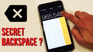 How To Backspace on The iPhone Calculator [upl. by Hnao873]