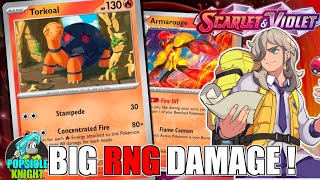 TORKOAL  Super RNG Power OHKO Anything PTCGL Gameplay Pokemon SCARLET amp VIOLET [upl. by Dysart888]