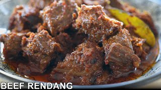 Melt In Your Mouth Beef Rendang Recipe  Resep Rendang Daging Sapi [upl. by Zebe976]