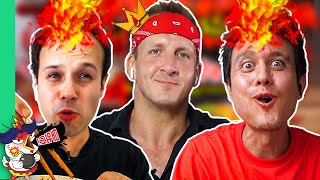 Fire Noodle Challenge w Mark Wiens and Food Ranger 10x SPICE [upl. by Lela]