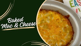 Baked Mac and Cheese  Home with the Halsteads [upl. by Naerda]