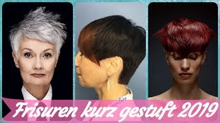 Die 🔥 modische 20 Ideen zu frisuren kurz gestuft 2019 [upl. by Anirac903]