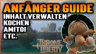 Anfänger Guide Waffen Rüstung Amitoi Kochen Events ect Throne and Liberty GERPS5 [upl. by Dukie]