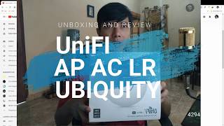 Unboxing Unifi AP AC LR Akses Point Indoor Bisa Untuk 40 User Sekaligus [upl. by Shel338]