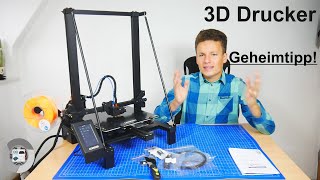 3D Drucker für Einsteiger  großer Bauraum zum kleinsten Preis [upl. by Tasia180]