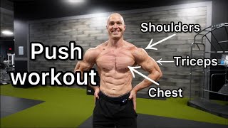 Alex Lueth Push Workout [upl. by Nevah]