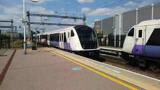 Trains at Romford amp Witham 17072024 [upl. by Elpmid914]