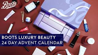 24 Day Luxury Beauty Advent Calendar Unboxing  Christmas  Boots UK [upl. by Rhee]