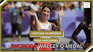 IGRZYSKA OLIMPIJSKIE  LEKKOATLETYKA  SESJA WIECZORNA  NA ŻYWO  03082024r [upl. by Alyacim476]