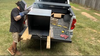 120 Gallon Smoker Build PT 4  Firebox [upl. by Jania]