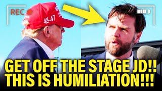 Trump PISSED OFF as JD BOMBS ON STAGE at Speech [upl. by Erised470]