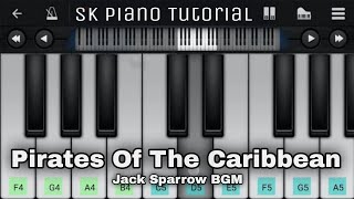 Pirates Of The Caribbean  Main Theme 🎵Cover  Tutorial 🎹  Perfect Piano [upl. by Notsahc]