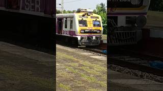 Aerodynamic Alstom Local Train Arriving 😍😍😍😍😍😍😍😍 shorts localtrain [upl. by Yalonda]