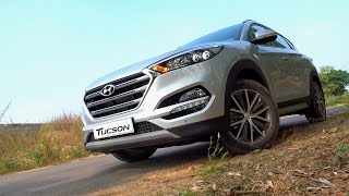 New Hyundai Tucson 2017 Review First Drive Walkaround CarsDinos [upl. by Ymerej]