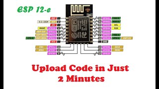 How to upload code in ESP12e just 2 minutes using a programmer USB TO TTL converter   HiNDI [upl. by Aihtyc]