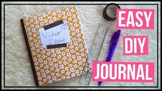 Easy DIY Journal  How To Make Your Own Journal [upl. by Eixid47]