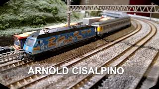 SpurN ARNOLD SBB Cisalpino [upl. by Ile397]