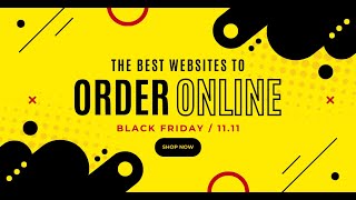 The best websites to order online black friday  1111  and more [upl. by Aixela]