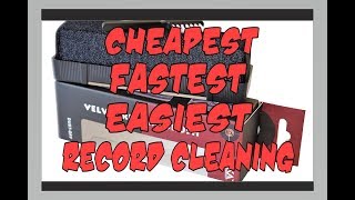 Cheapest Fastest Easiest Vinyl Record Cleaning Method [upl. by Callahan]