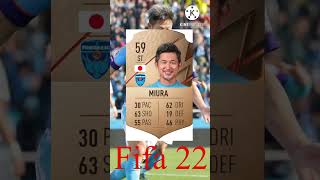 Kazuyoshi Miura through fifa [upl. by Yrogiarc]