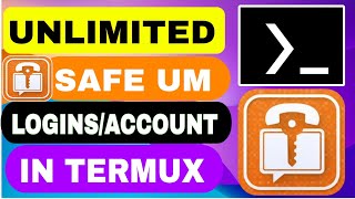 how to make unlimited safe um accounts in Termux  unlimited safe um accounts automatic in Termux [upl. by Dyrrej914]