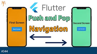 Flutter Tutorial  How To Navigate to New Screen and Back  Navigator PushPop Routes [upl. by Nahpos]