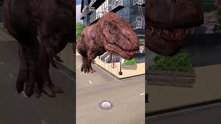 Tyrannosaurus Rex Dinosaur Attack Humans  Dinosaurs Enter City dinosaur dinosaurvideos trex [upl. by Utimer]