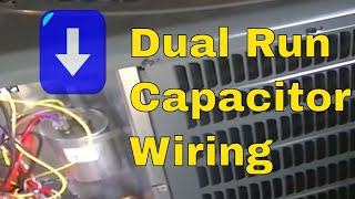 HVAC Training  Dual Run Capacitor Wiring [upl. by Poulter308]